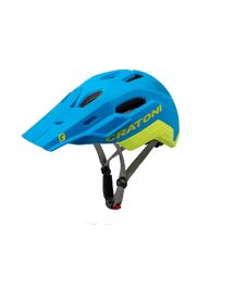 Casque VTT Cratoni C-Maniac 2.0 Bleu/Vert Lime Mat