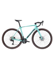 Vélo Gravel Bianchi Impulso Comp GRX 610 Vert Céleste