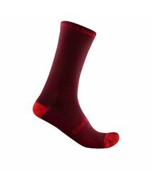 Chaussettes Castelli Superleggera T18 Bordeaux