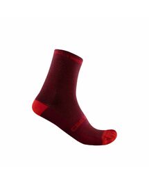 Chaussettes Castelli Superleggera T12 Bordeaux