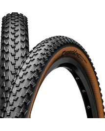 Pneu Continental VTT Cross-King Protection Tubeless-Ready Souple Noir/Marron