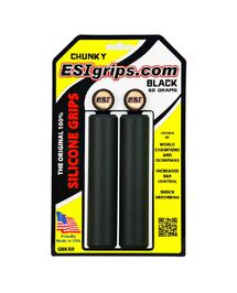 Poignées Grip ESI Silicone Extra Chunky Noir