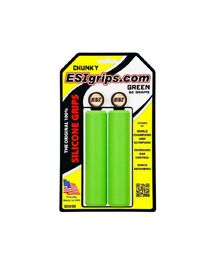 Poignées Grip ESI Silicone Chunky Vert