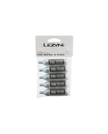 Pack de 5 Cartouches de CO2 Lezyne 16g