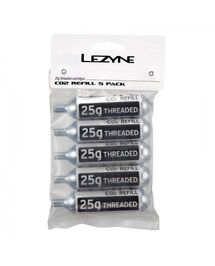 Pack de 5 Cartouches de CO2 Lezyne 25g