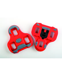 Paire Cales Look Keo Grip Rouge 9°
