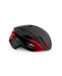 Casque Met Manta MIPS Noir Rouge Metal / Matt Brillant
