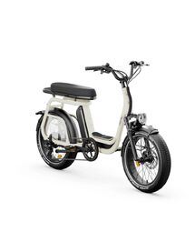 Vélo Cargo Électrique Ritmic Duo Blanc Perlé