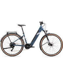 VTC Électrique Rock Machine CrossRide E450 Touring Gloss Metallic Navy / Silver 500Wh