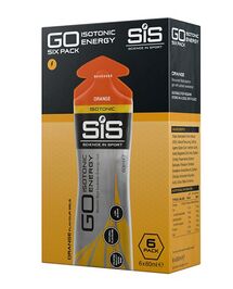 Pack de 6 Gels SIS Go Isotonique Energy Orange 60ml