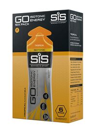 Pack de 6 Gels SIS Go Isotonique Energy Tropical 60ml