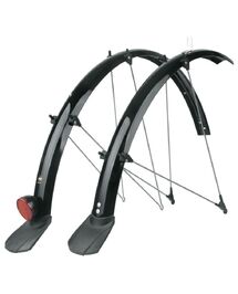 Jeu de Garde-Boues SKS Trekking avec Passage de Câbles et Réfléchissant Noir 53mm