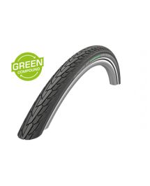 Pneu Schwalbe Road Cruiser 700x40C 28x1.60 HS484 - Reflex - Green Compound - Tringle Rigide - ETRTO 42-622