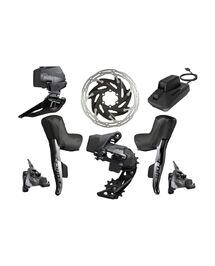 Mini Groupe Sram Force eTap AXS D1 2X12V FlatMount 6 Trous
