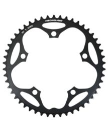 Plateau Route 5 Branches 50 Dents D.130 Extérieur Dural Noir Stronglight Type Shimano