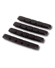 Kit 4 Patins Swisstop RxPlus Original Black Aluminium