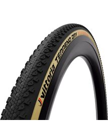 Pneu Gravel Vittoria Terreno Dry TLR 700x38C Flanc Beige